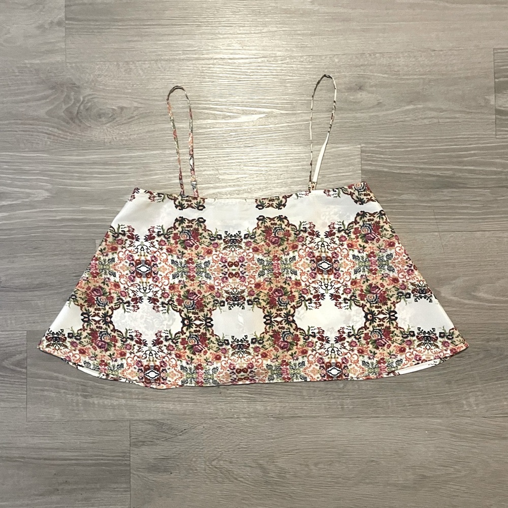 Printed Silky Flynn Sky Top